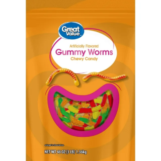 Great Value Gummy Worms Chewy Candy
